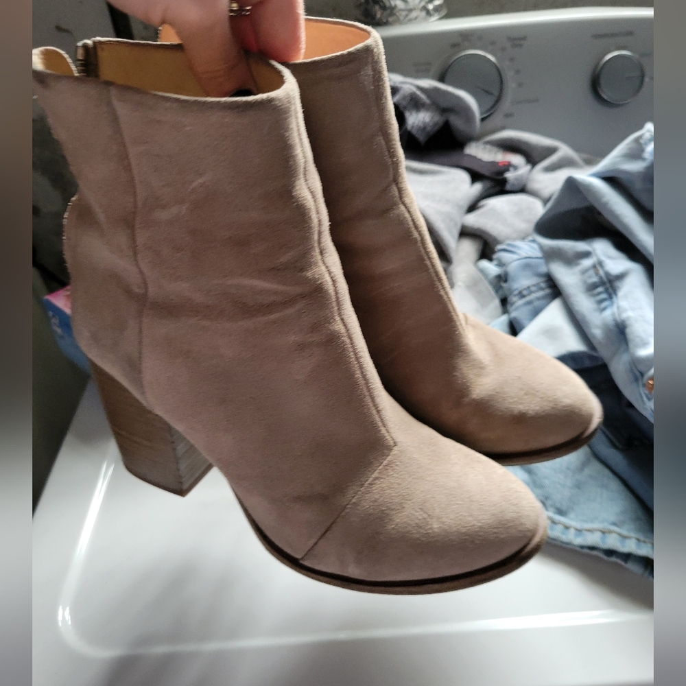 Rag & Bone ASHBY booties Stone Suede 36.5 6.5
